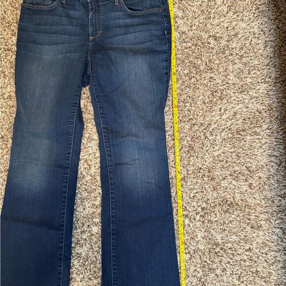 Eddie Bauer Women’s Denim Slightly Curvy Boot Cut Jean Size 12 Petite - Picture 8 of 9